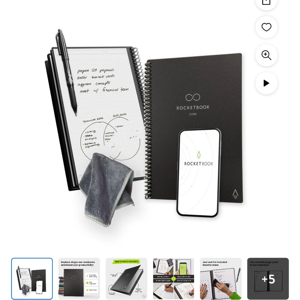 Streamlined note taking . Smart notebook